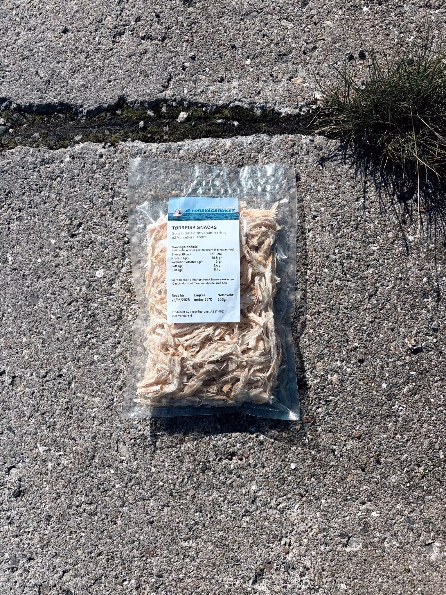 Tørrfisk Snacks 200g