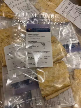 Tørrfiskbit 100g