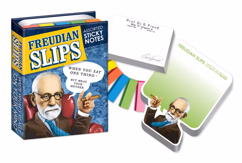 Freudian slips sticky notes