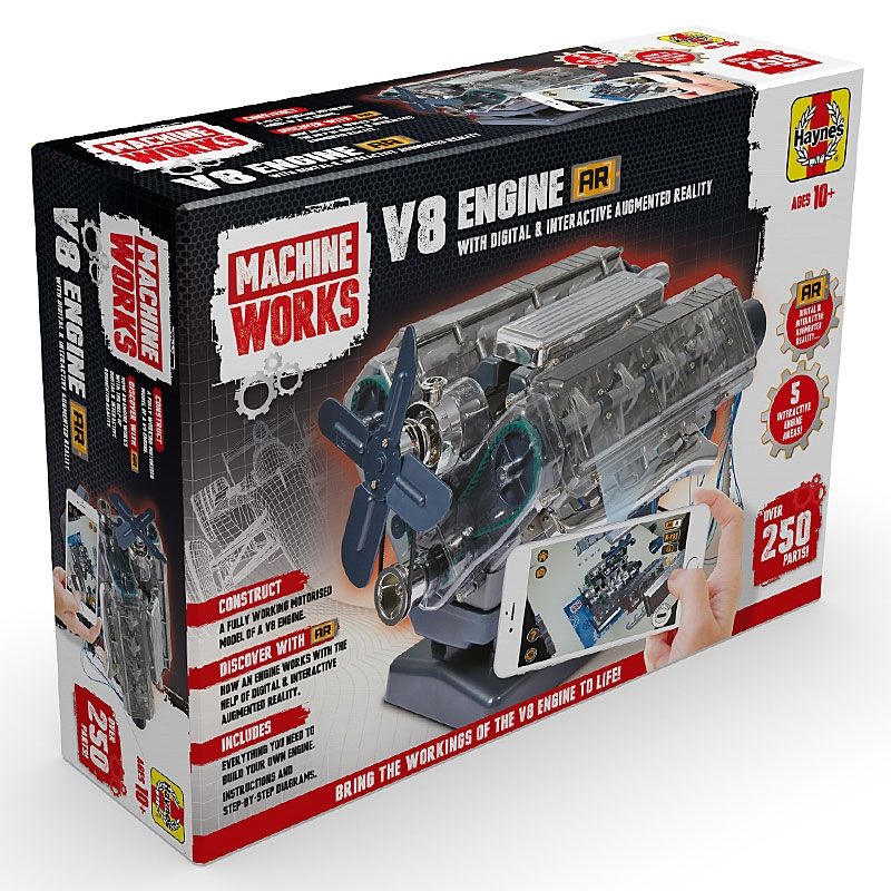 Haynes byggset V8 motor