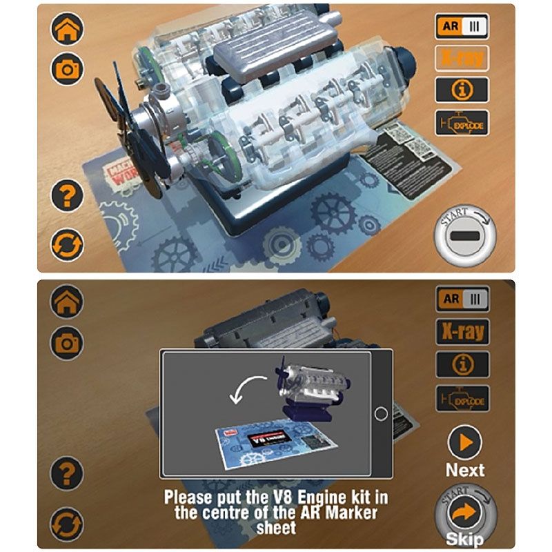 Byggmodell - Bygg din egen V8 motor