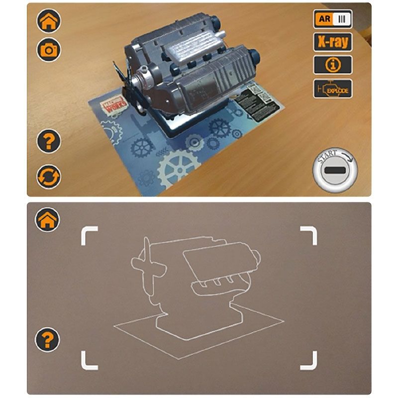 Byggmodell - Bygg din egen V8 motor