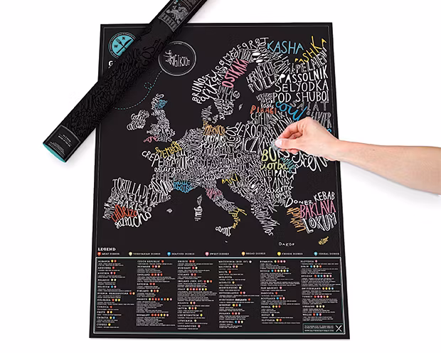 Scratchmap gourmet