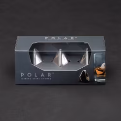 Isstenar i metall - Polar iceberg drink stones