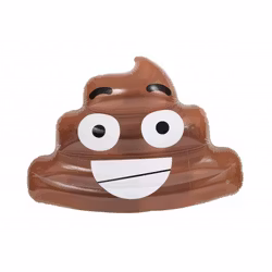 Stor Uppblåsbar Bajs Emoji