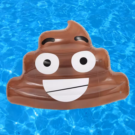 Stor Uppblåsbar Bajs Emoji