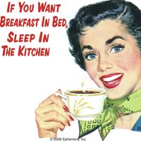 Coaster - If you want breakfast in bed...