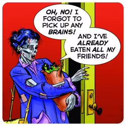 Coaster - Oh, no! Forgot brains!
