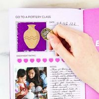 100 things to do with mom - scratch book