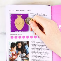 100 things to do with mom - scratch book