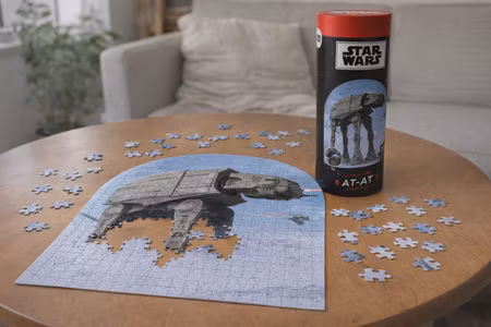 Star Wars 1000-bitar dubbelsidigt pussel AT-AT