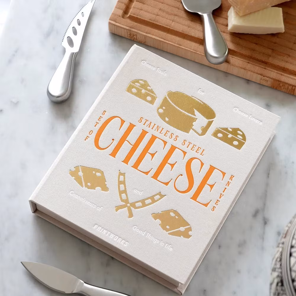 essential stainless steel cheese knives