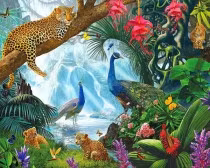 Djungel 40x50#