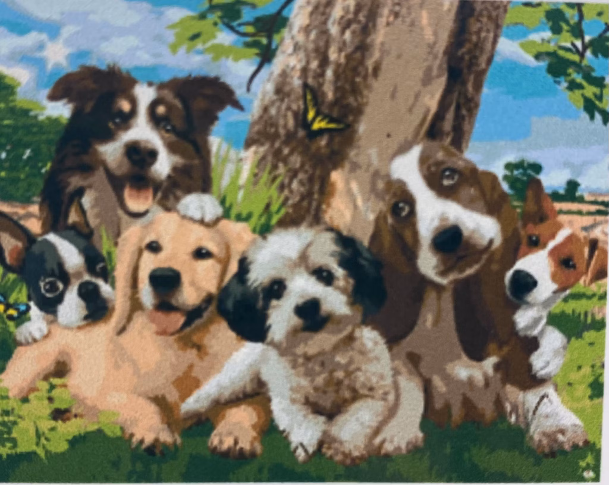 Hundporträtt 25x34cm