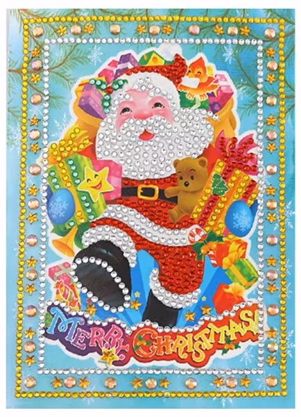 Tomte julklappar 18x13cm