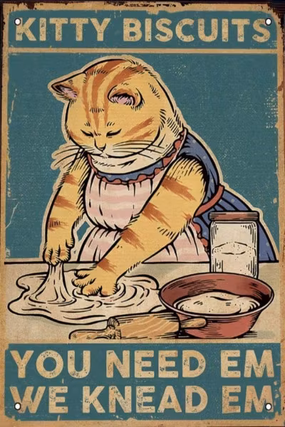 Kitty biscuits 40x50cm