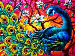 Påfågel 30x40#