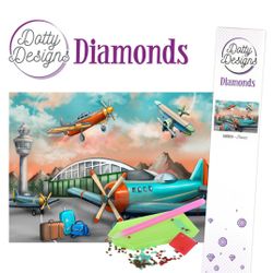 Dotty Designs® - Flygplan 29,7 x 42 cm