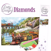 Dotty Designs® - Tåg 29,7 x 42 cm