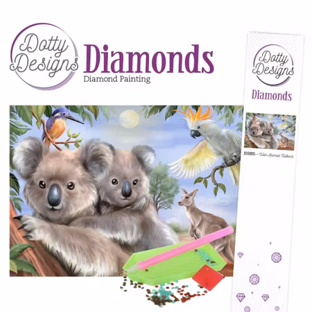 Dotty Designs® - Koalor Australien 29,7 x 42 cm