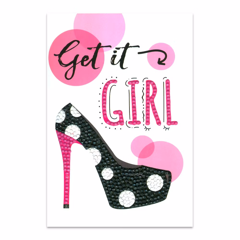Vykort Get it Girl