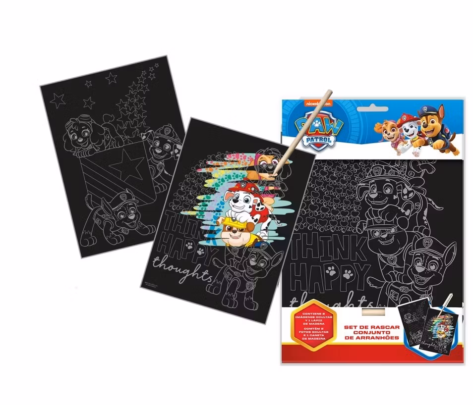 Scratch Painting Paw Patrol 2 ark