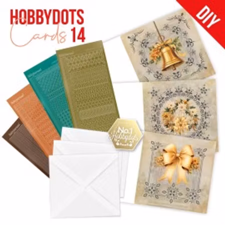 Hobby Dots Jul klockor Set 3 kort