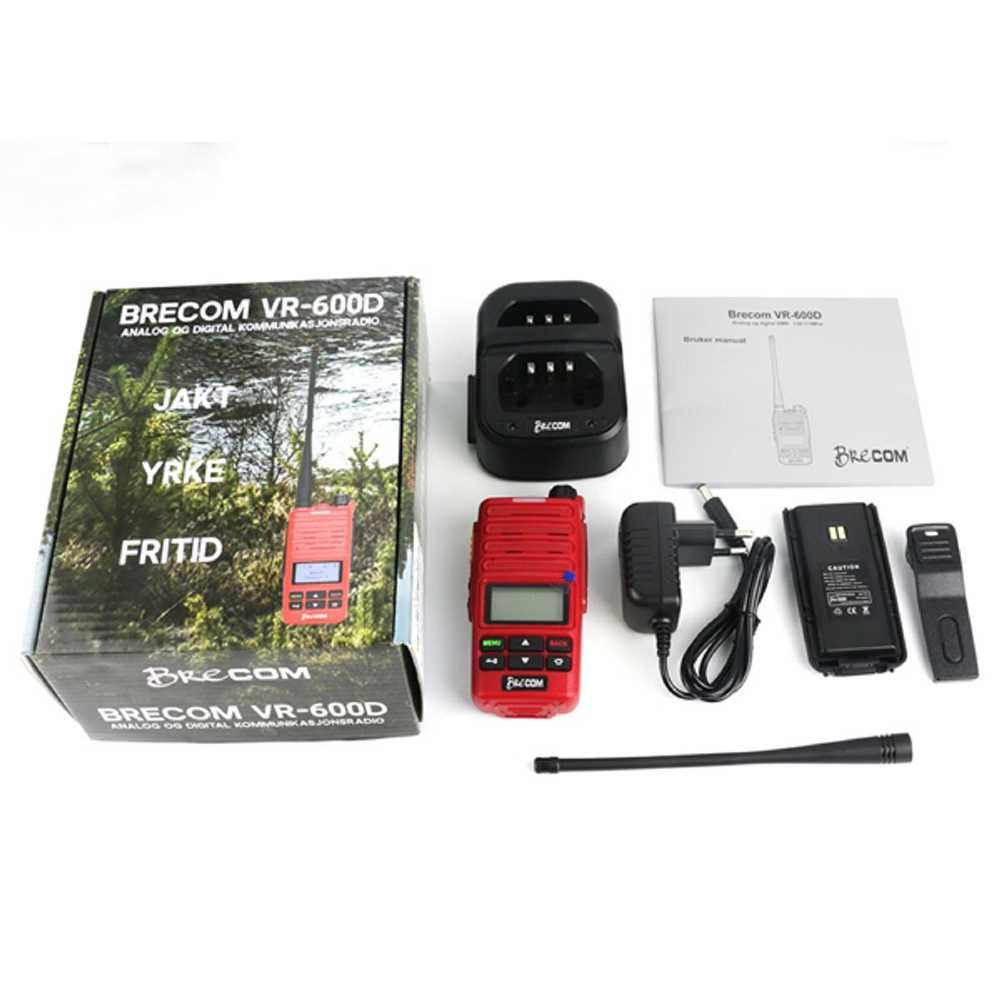 BRECOM VR-600D ANALOGDIGITAL RADIO DMR 138-174 MHZ