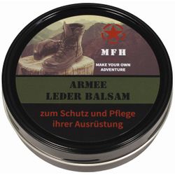 Läderbalsam, "Army", färglös, 150 ml burk
