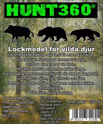 LOCKMEDEL FÖR VILDSVIN, BJÖRN, RÄV OCH JÄRV