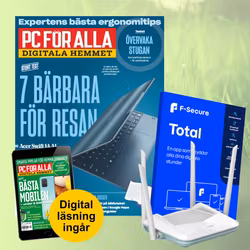 12 nr av PC för Alla + F-Secure Total för 5 enheter & D-Link R15 router