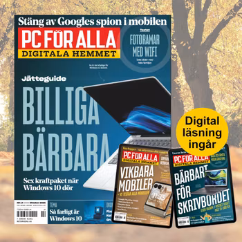 6 nr av PC för Alla + vårt digitala arkiv sedan 2010 - HÖSTKAMPANJ!