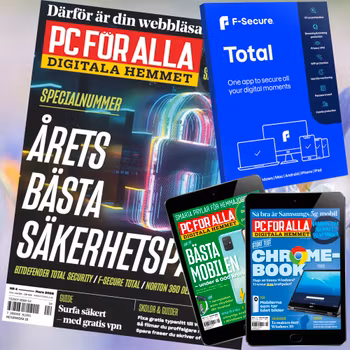 12 nr av PC för Alla digitalt + F-Secure Total & vårt digitala arkiv sedan 2010