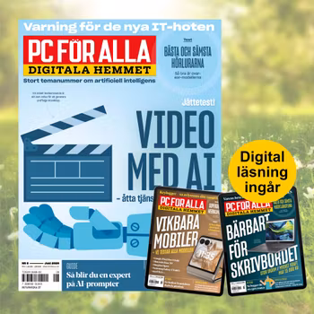 6 nr av PC för Alla + vårt digitala arkiv sedan 2010