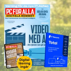 24 nr av PC för Alla + F-Secure Total för 5 enheter & vårt digitala arkiv från 2010