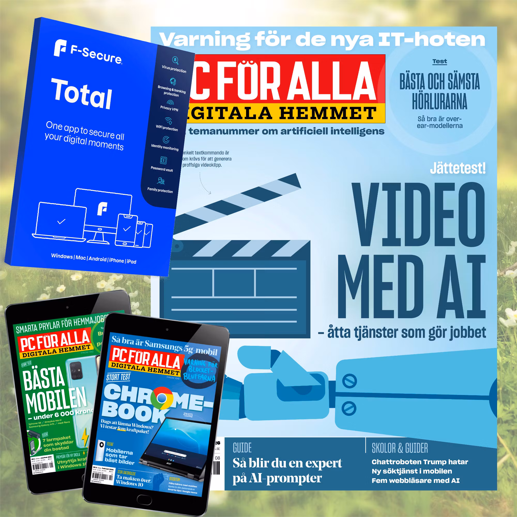 12 nr av PC för Alla digitalt + F-Secure Total & vårt digitala arkiv sedan 2010