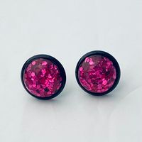 Örhängen med glitter