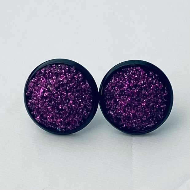 Örhängen med glitter