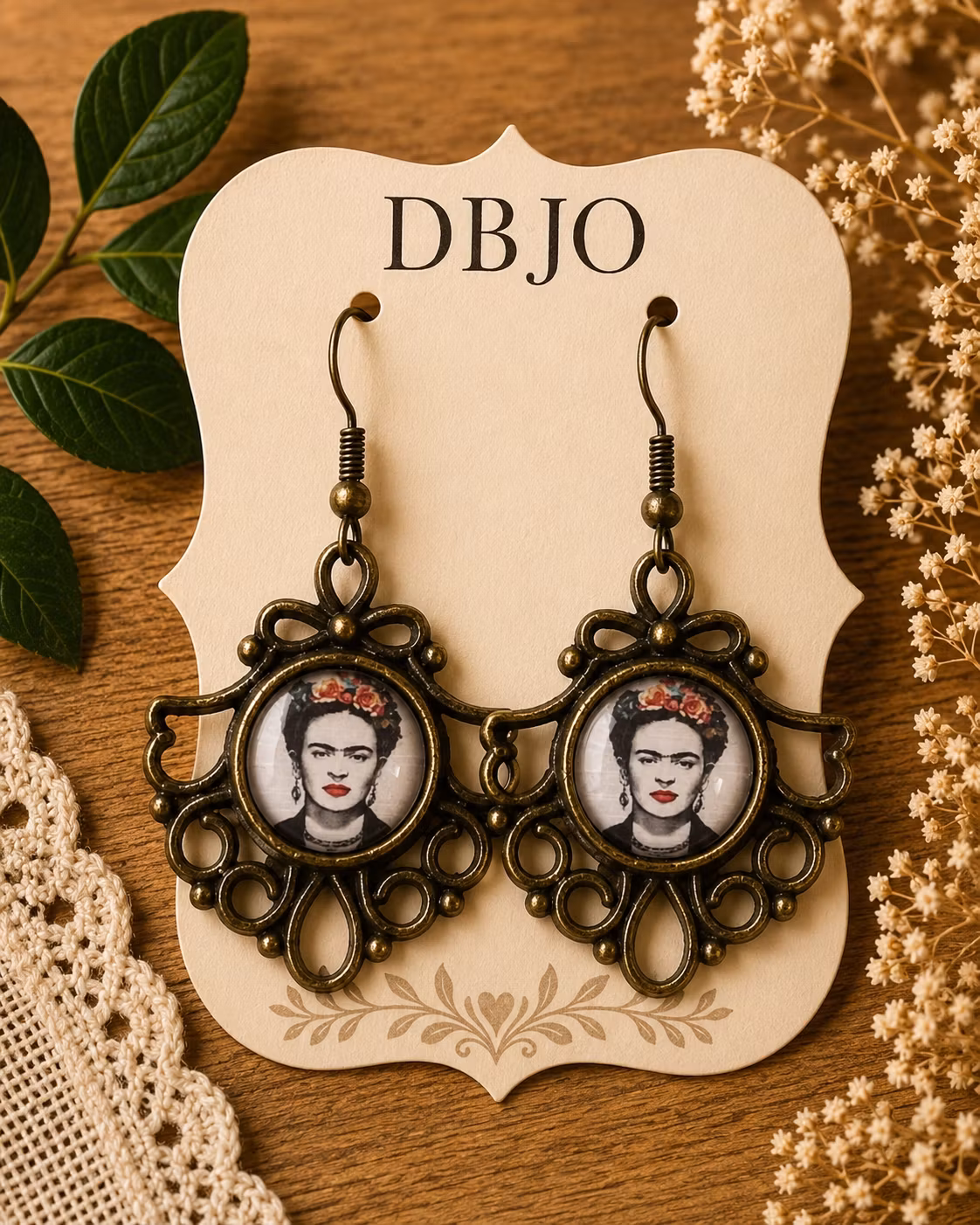 Örhängen Frida Kahlo