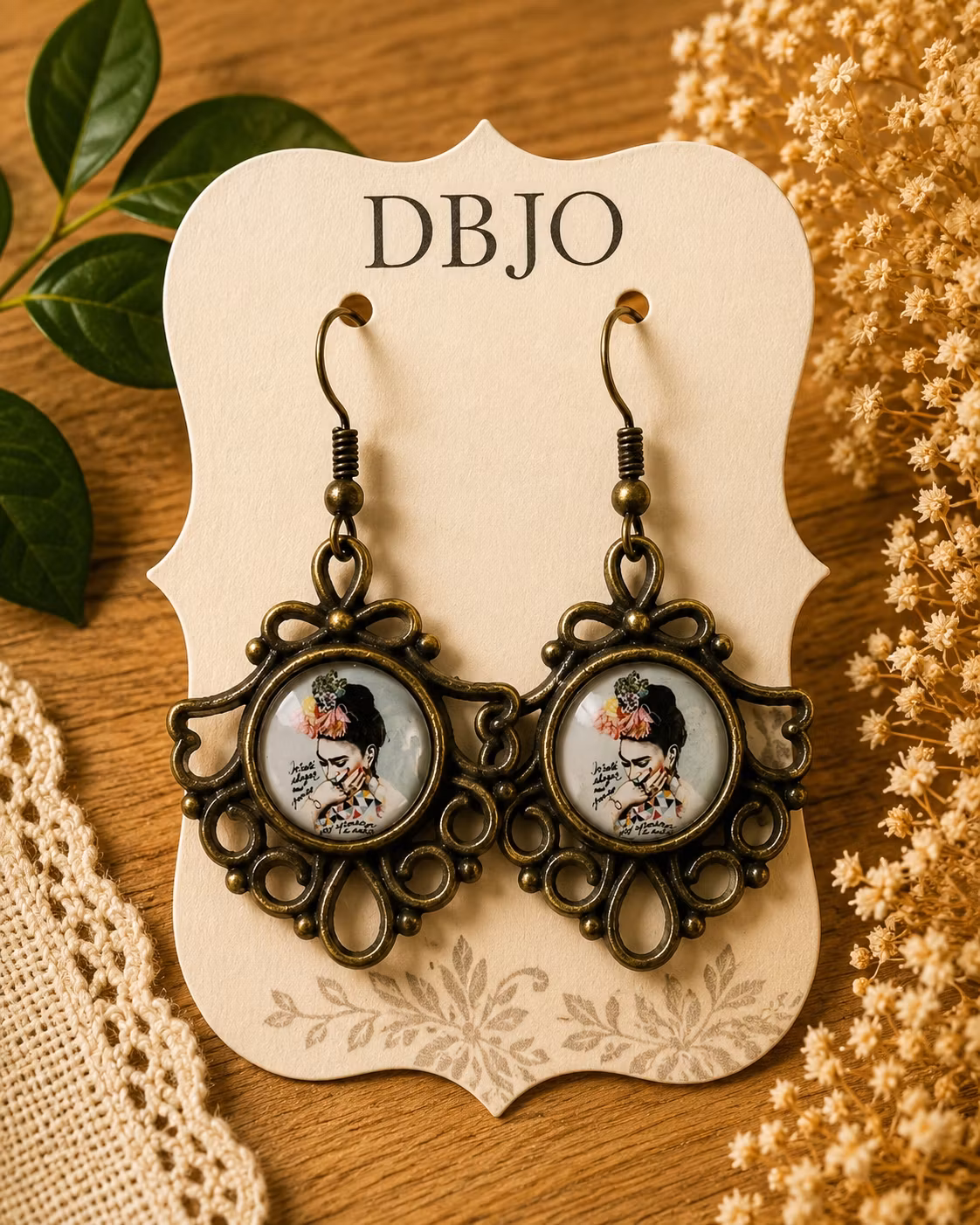 Örhängen Frida Kahlo