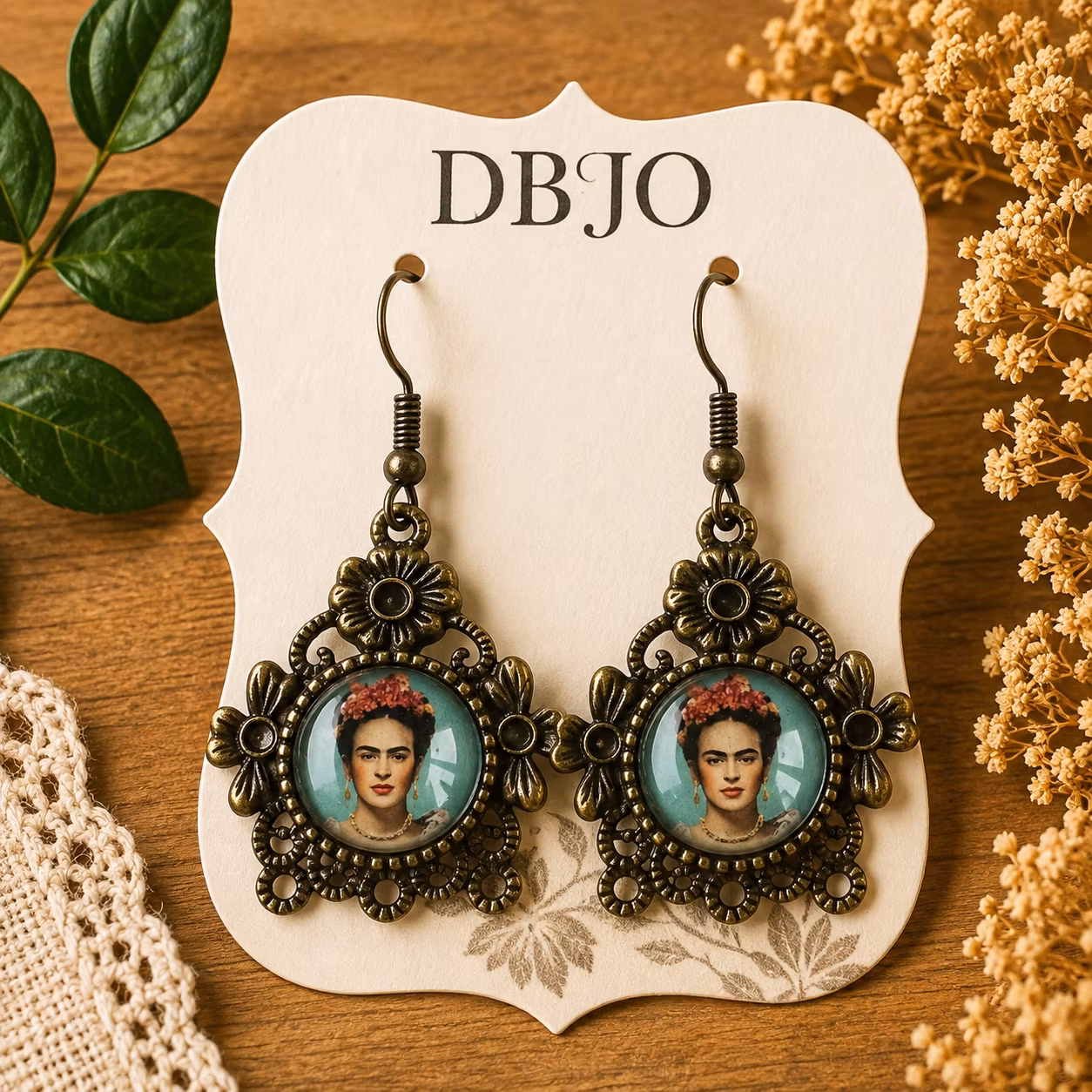 Örhängen Frida Kahlo