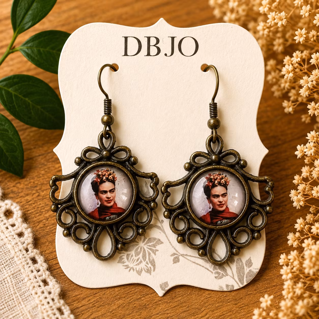 Örhängen Frida Kahlo