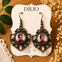 Örhängen Frida Kahlo