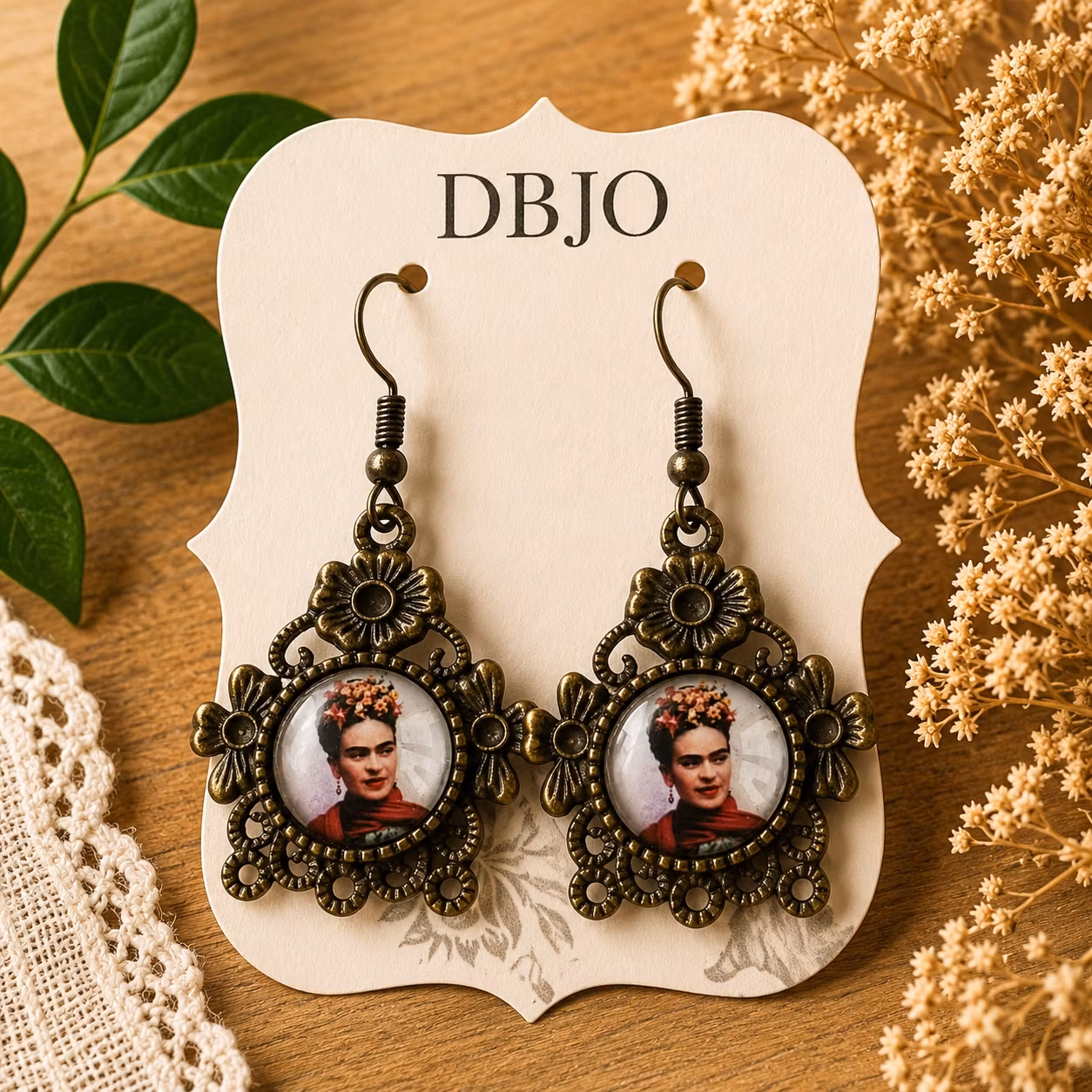 Örhängen Frida Kahlo