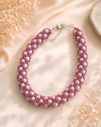 Rosa/lila armband