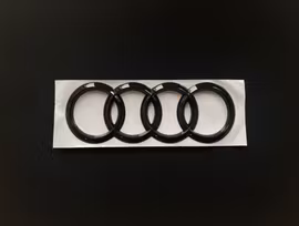 Audi ringar i svart