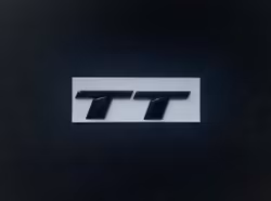 Audi TT emblem i svart