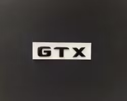 Volkswagen GTX emblem i svart