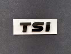 Volkswagen TSI emblem i svart