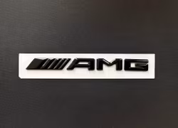Mercedes-Benz Amg emblem i svart